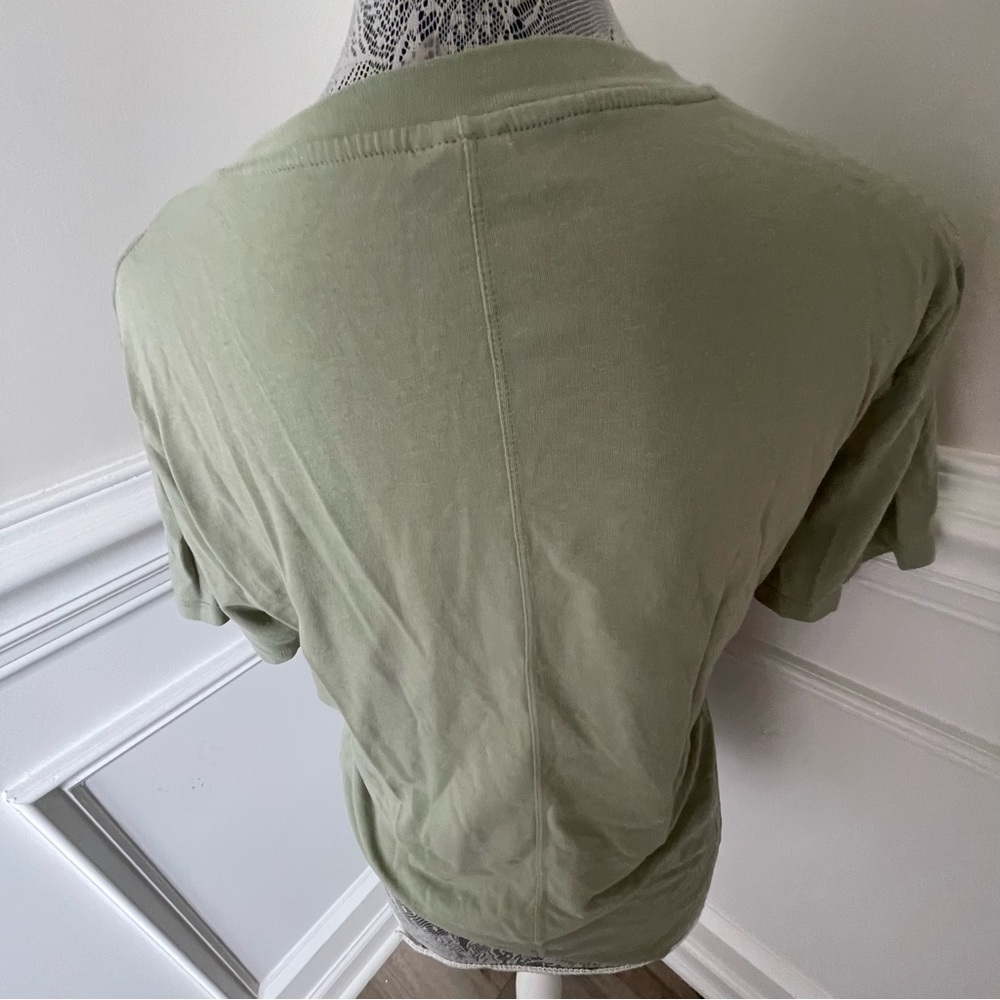 Calia Womens Olive Green T-shirt Size S - Picture 2 of 3